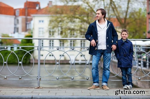 Collection dad walking with baby sunset beach bike trip 25 HQ Jpeg