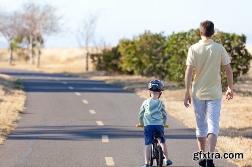 Collection dad walking with baby sunset beach bike trip 25 HQ Jpeg