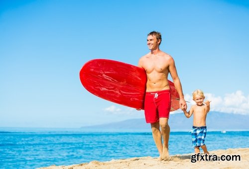 Collection dad walking with baby sunset beach bike trip 25 HQ Jpeg