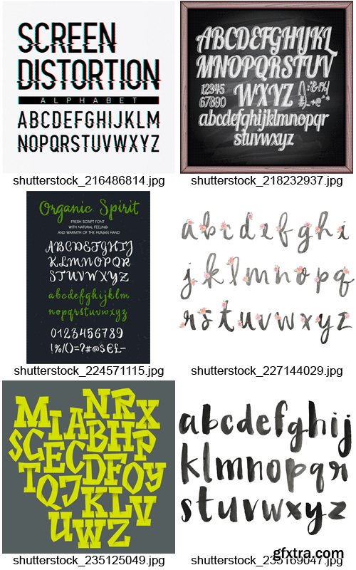 Amazing SS - Alphabets Design 3, 25xEPS