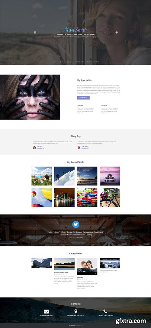 CreativeMarket - Mari Smith v1.0 - Premium WordPress Theme