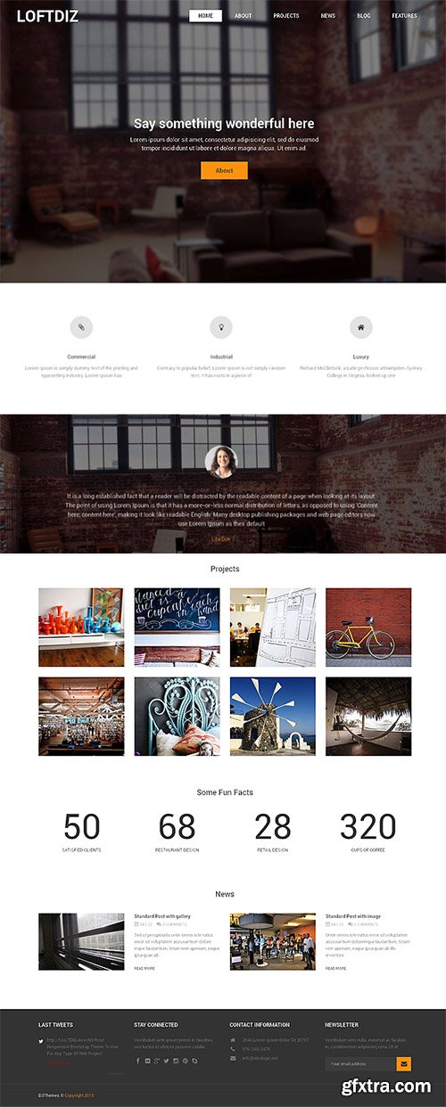 CreativeMarket - Loftdiz v1.0 - Premium WordPress Theme