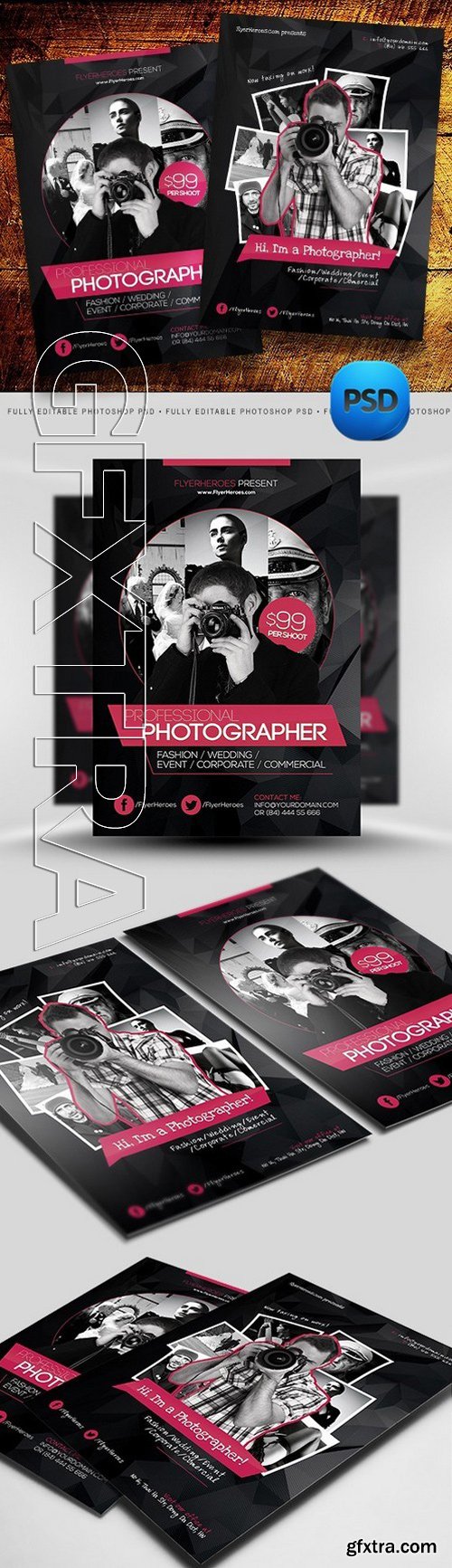 Photography Flyer Templates Set 1