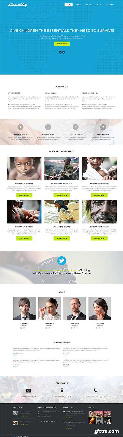 CreativeMarket - Charity Responsive One Page Theme