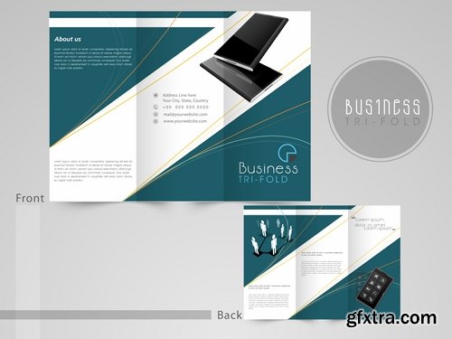 Collection of vector image brochure flyer banner 25 Eps