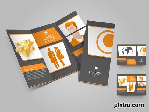 Collection of vector image brochure flyer banner 25 Eps