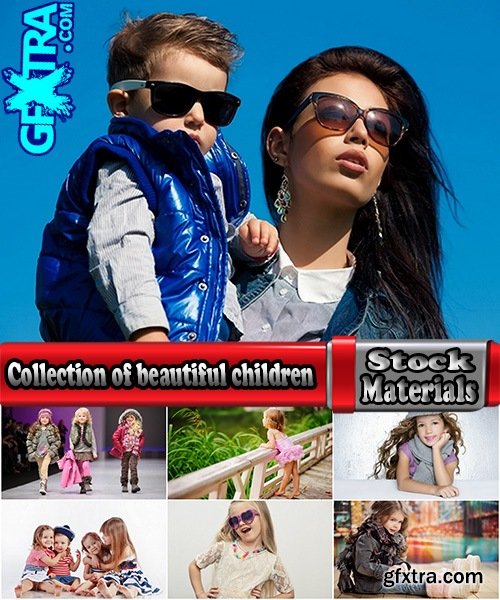 Collection of beautiful children in fashionable clothes baby dress cap model 25 HQ Jpeg