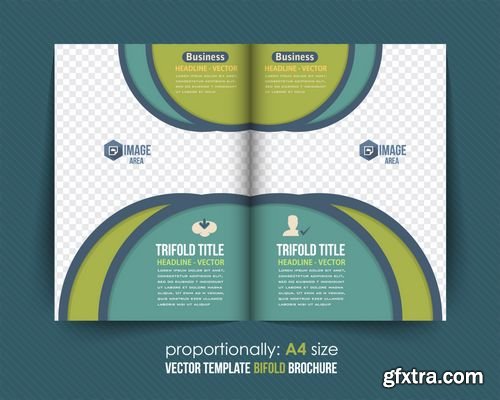 Vector - Business Bi-Fold Brochure Design