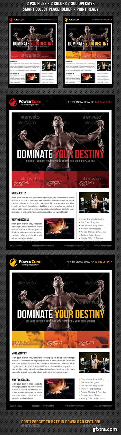 GraphicRiver - 3 in 1 Sport Activity Flyer Bundle 11 10922415