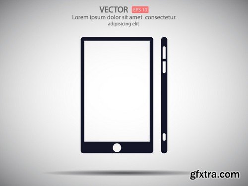 Stock Vectors - Smartphones 5, 25xEPS