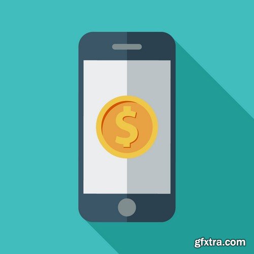 Stock Vectors - Smartphones 5, 25xEPS