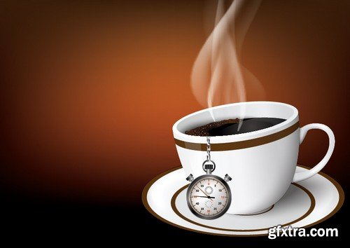 Stock Vectors - Coffee 8, 25xEPS