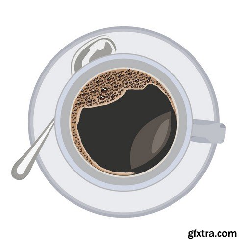 Stock Vectors - Coffee 8, 25xEPS