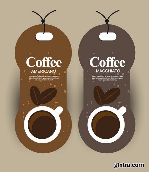 Stock Vectors - Coffee 8, 25xEPS