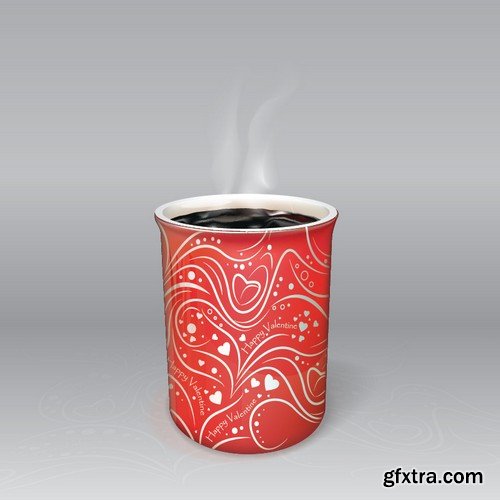 Stock Vectors - Coffee 8, 25xEPS