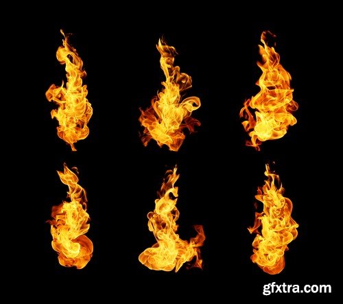 Stock Photos - Fire 3, 25xJPG