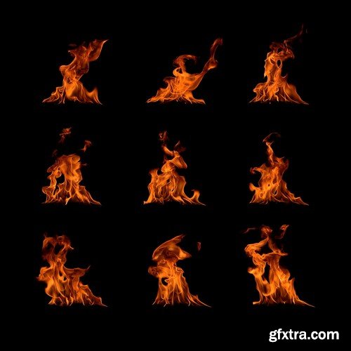 Stock Photos - Fire 3, 25xJPG