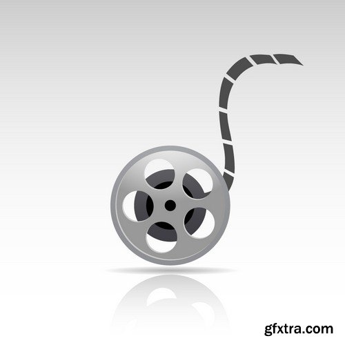 Stock Vectors - Cinema and Film 5, 25xEPS