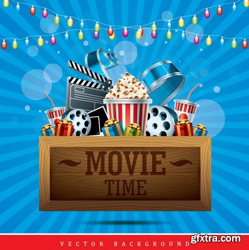 Stock Vectors - Cinema and Film 5, 25xEPS