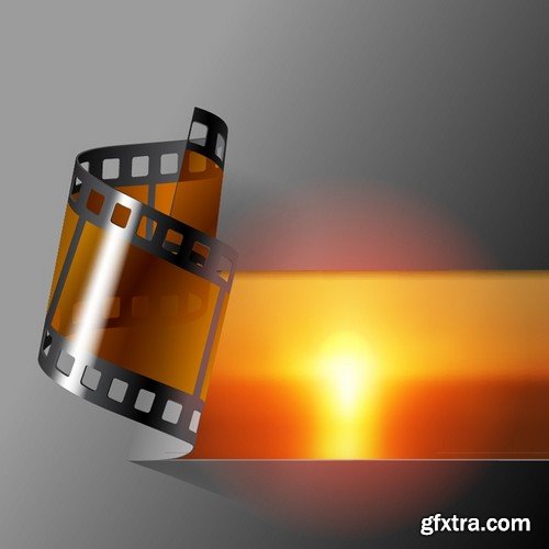 Stock Vectors - Cinema and Film 5, 25xEPS