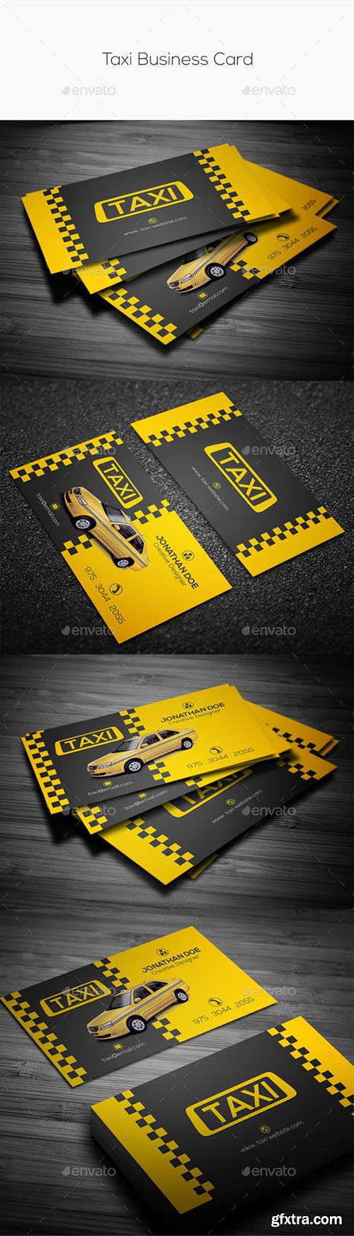 GraphicRiver: Taxi Business Card 11051930