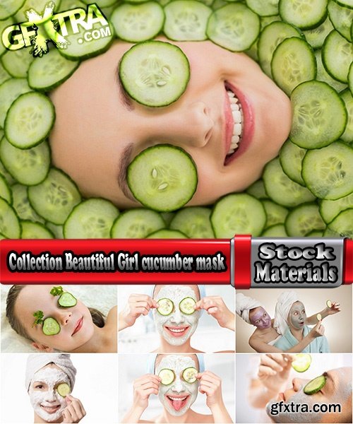 Collection Beautiful Girl cucumber mask rejuvenation cream anti-wrinkle 25 HQ Jpeg