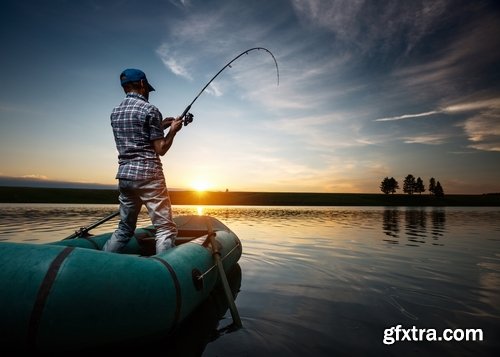 Collection of fishing on the ocean river lake fishing schooner trawler net spinning bait fishing line 25 HQ Jpeg