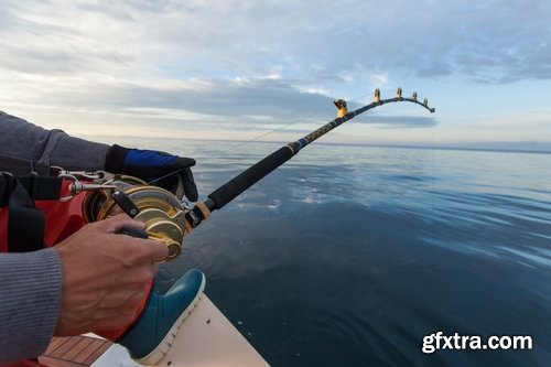 Collection of fishing on the ocean river lake fishing schooner trawler net spinning bait fishing line 25 HQ Jpeg