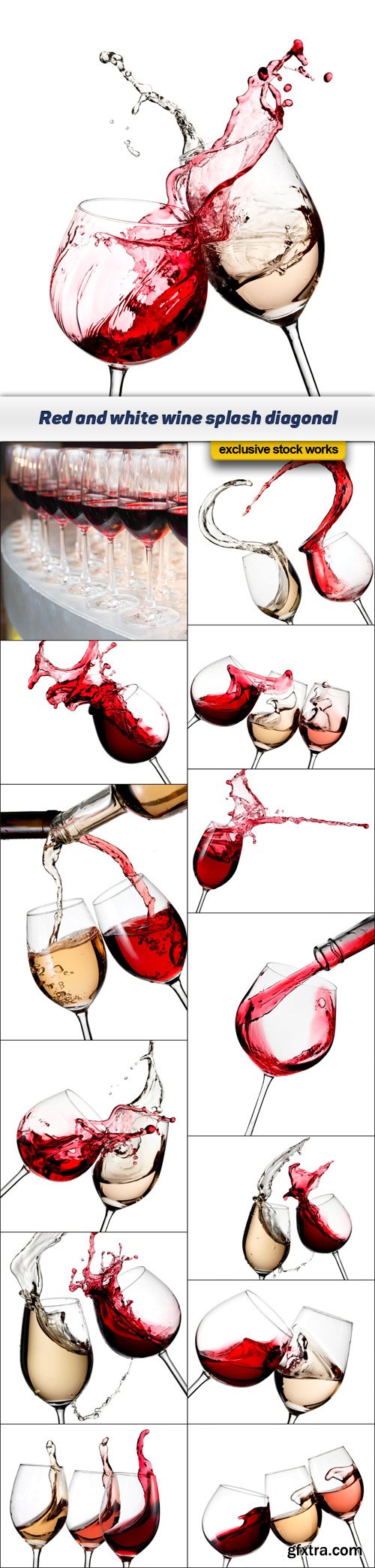 Red and white wine splash diagonal 14x JPEG