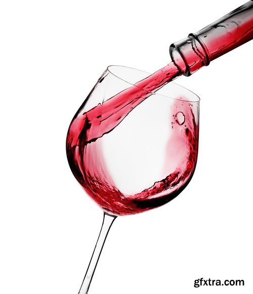 Red and white wine splash diagonal 14x JPEG