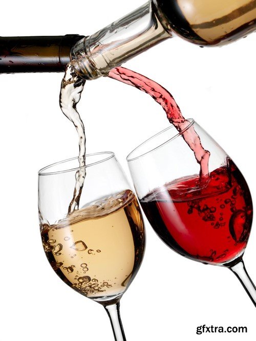 Red and white wine splash diagonal 14x JPEG