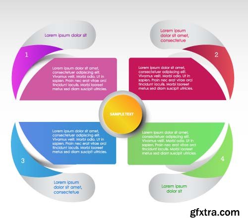 Infographics design elements 14x EPS