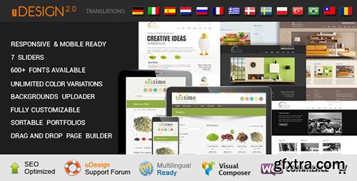 ThemeForest - uDesign v2.7.6 - Responsive WordPress Theme