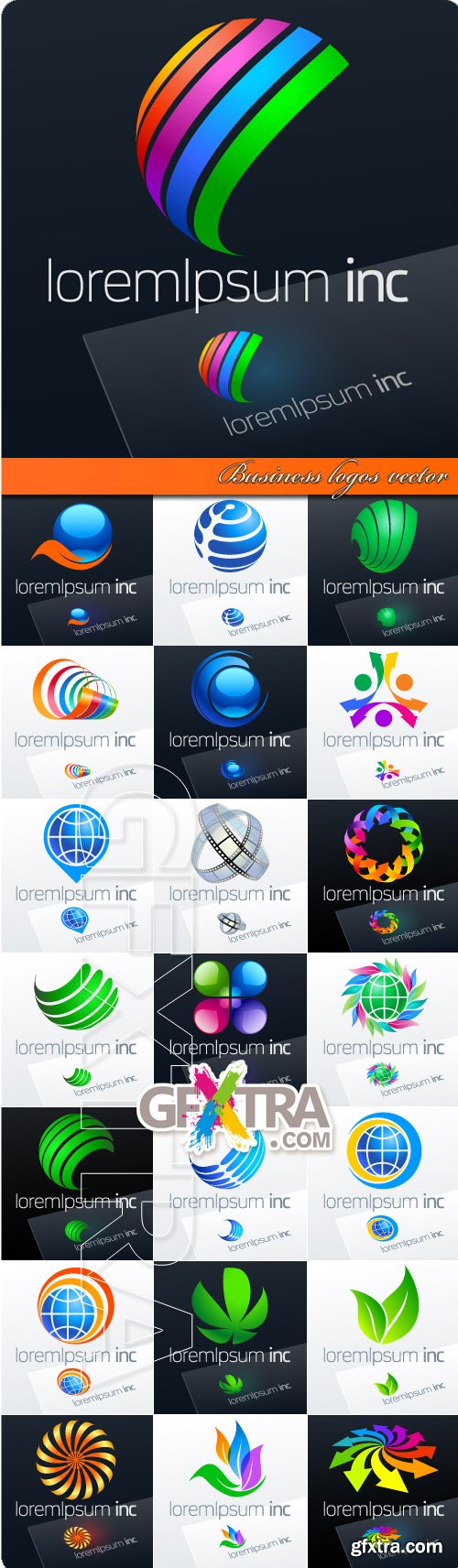 Business logos vector