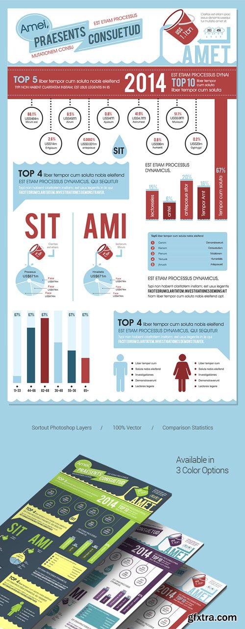 Infographics Template for Water Research PSD