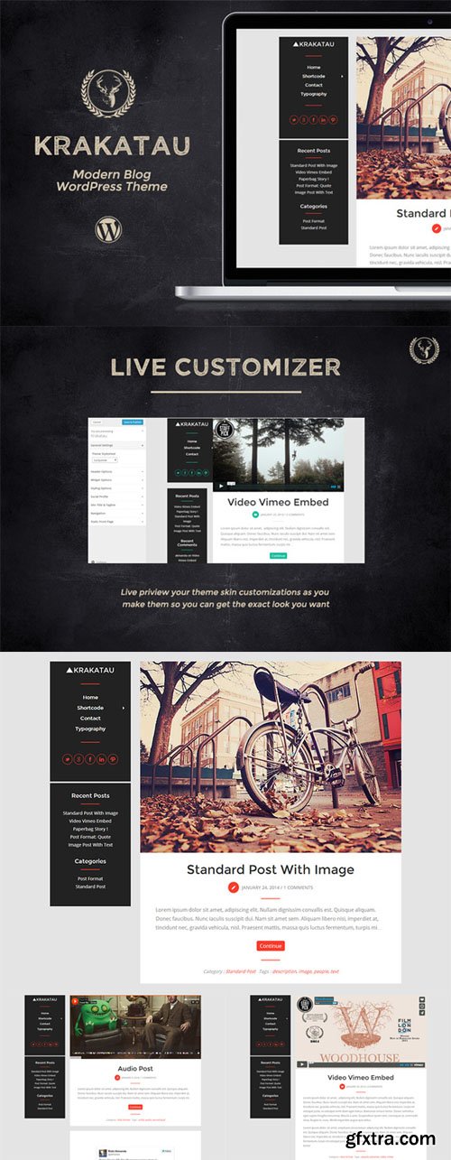 CM - Krakatau - Modern Blog Theme 40876