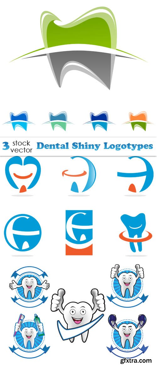 Vectors - Dental Shiny Logotypes