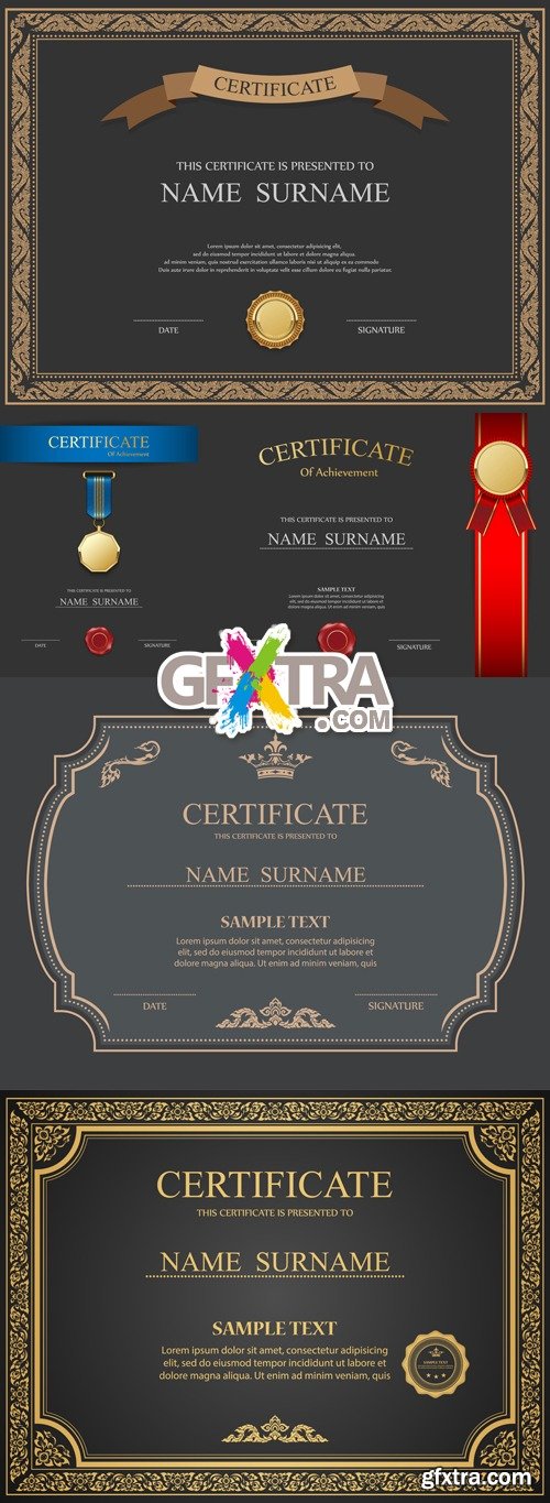 Gray Certificates Vector Vector