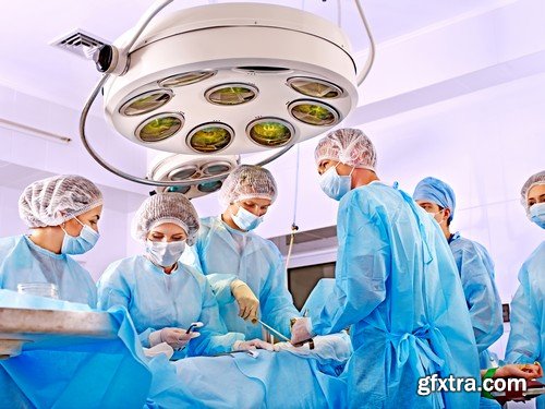 Stock Photos - Surgeon, 25xJPG