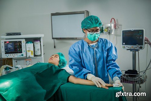 Stock Photos - Surgeon, 25xJPG