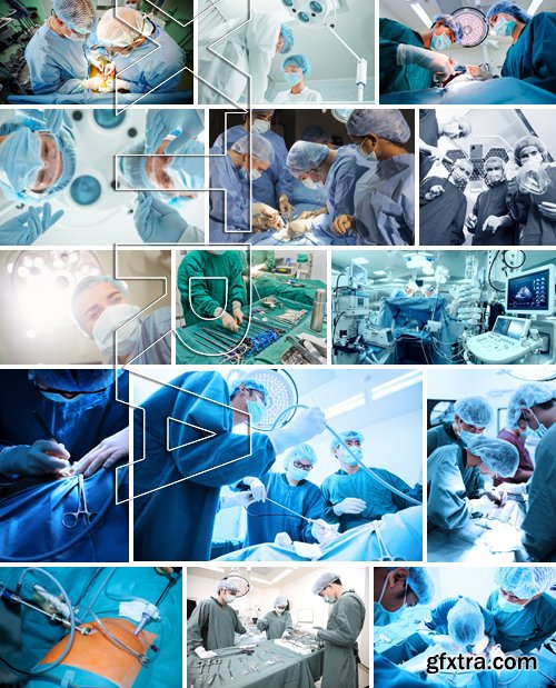 Stock Photos - Surgeon, 25xJPG