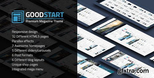 ThemeForest - GoodStart - Multipurpose Magazine HTML Template - RIP