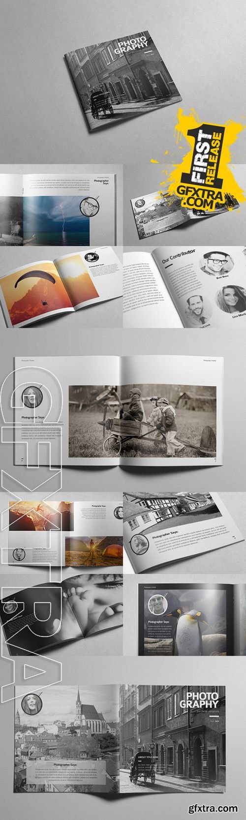 Square Portfolio Template - CM 242777