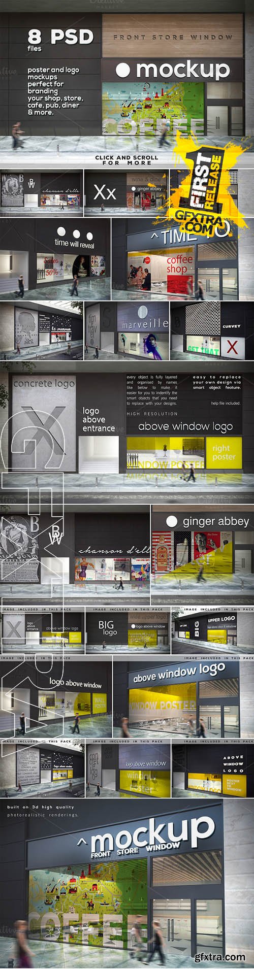 Poster & Logo Mock-up Vol.5 - Shop - CM 241257