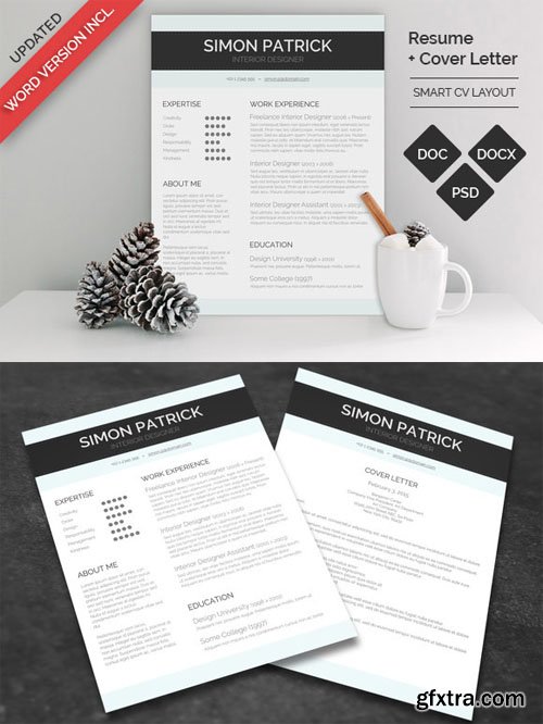 CM - Smart Word CV & Cover Letter 164288