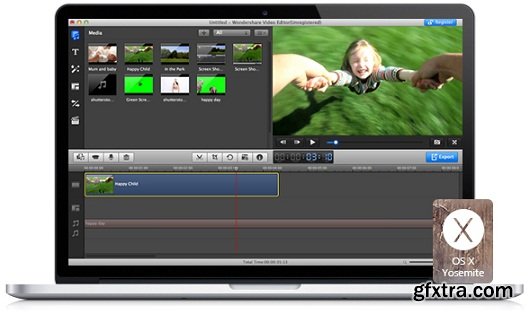 Wondershare Video Editor 5.0.0 Multilingual MacOSX