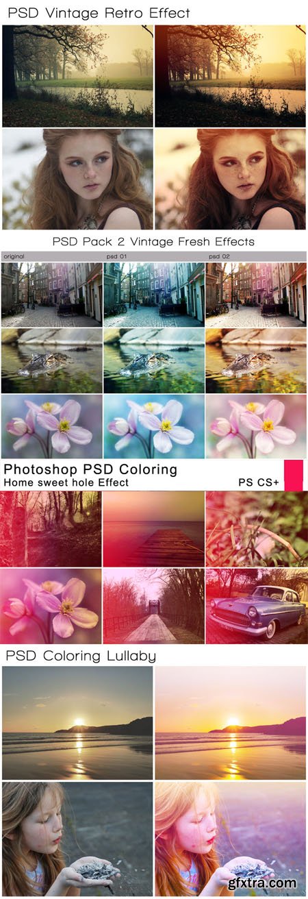 Vintage Retro PSD Effects