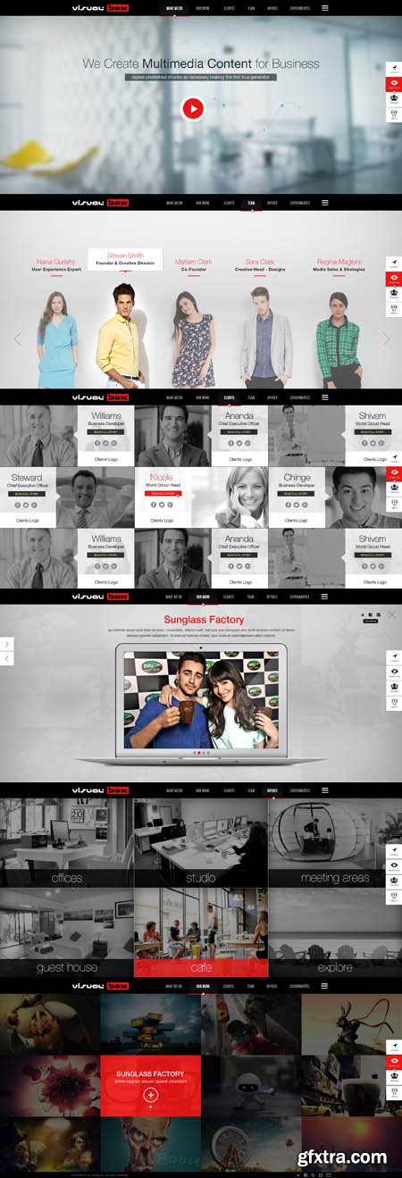 Digital Agency Website - Responsive Retina Ready PSD Template