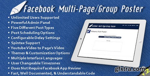 CodeCanyon - Facebook Multi-Page/Group Poster v2.2