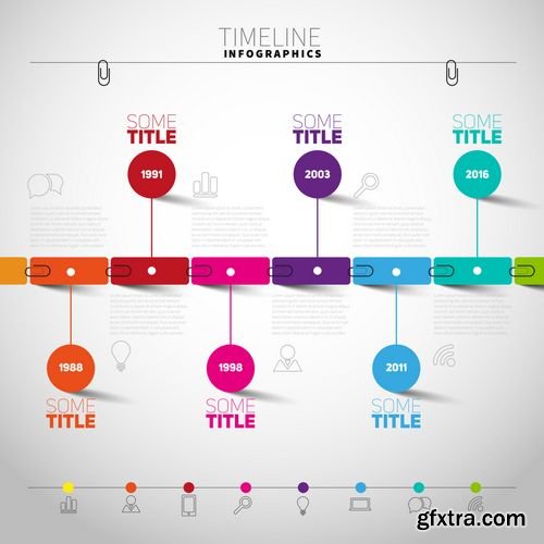 Vector - Infographic Design Template and Marketing Icons 2